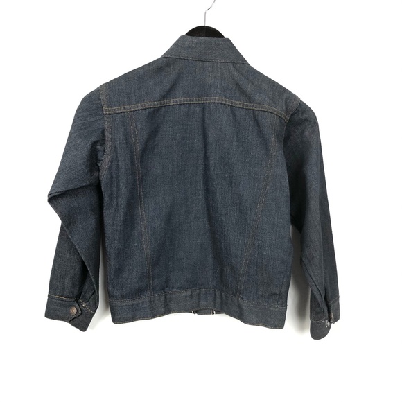 VTG 1970's Kids Orange label Levi's Jean Jacket - Picture 2 of 3